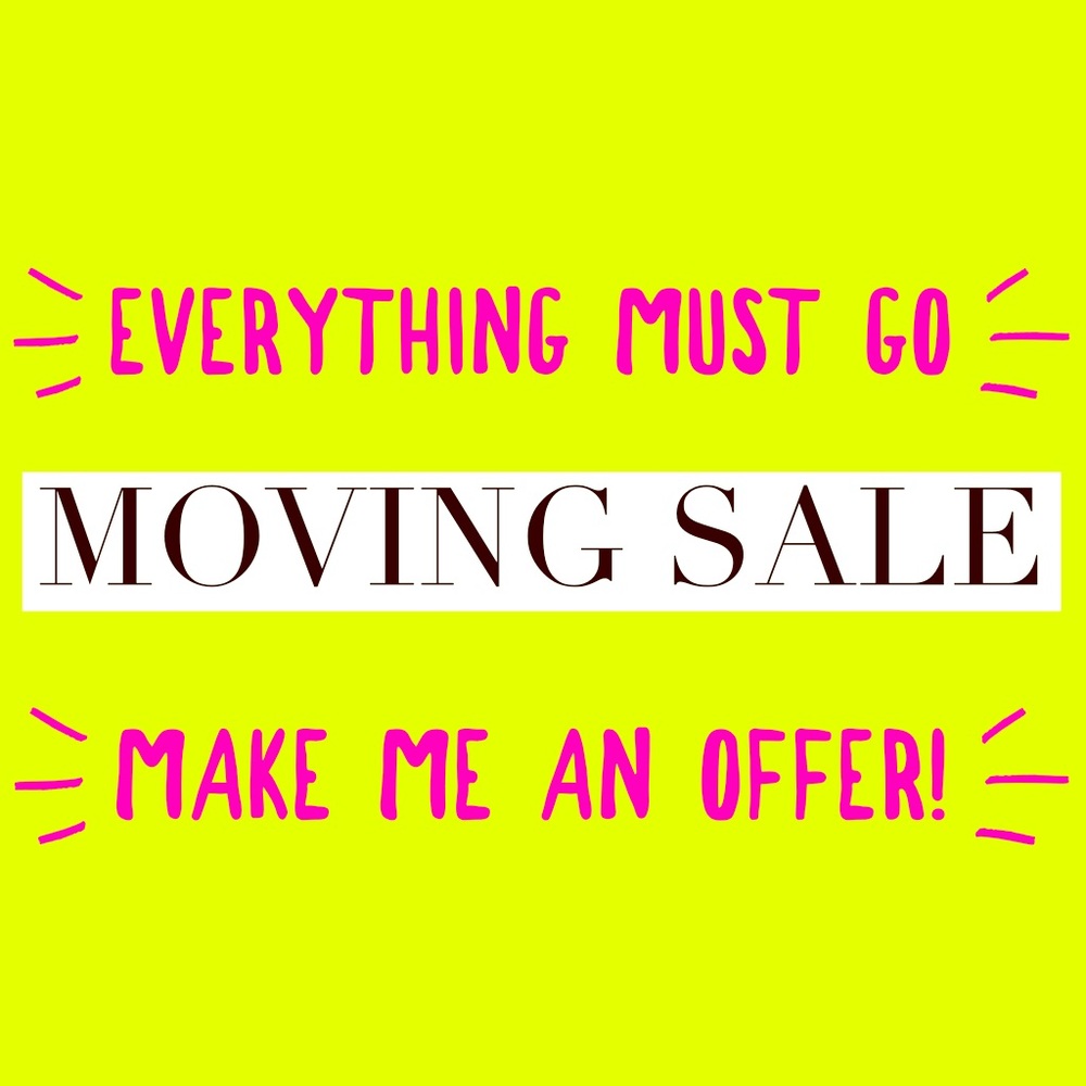 Moving Sale!